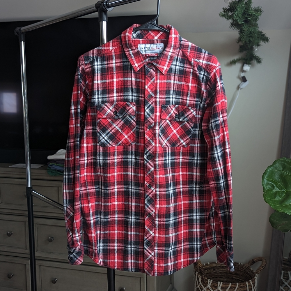 Empyre long sleeve red flannel